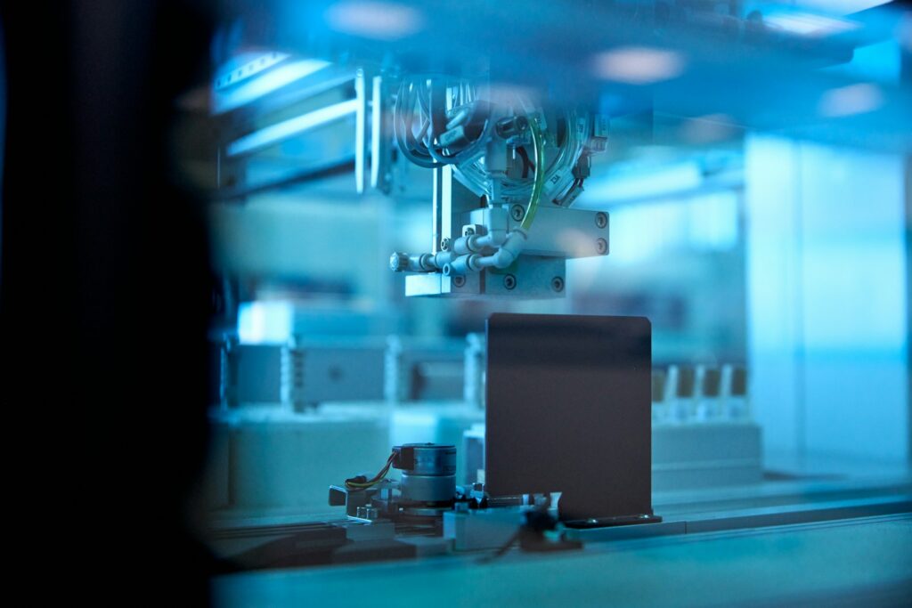 Robotic arm representing business process automation